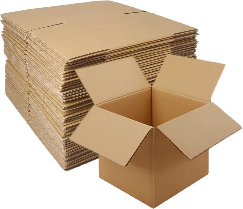 zmybcpack 40 Pack Small Shipping Box 6x6x6 inch, Corrugated Cardboard Mailer Shipping Boxes for Small Business Packing Mailing - Image 1